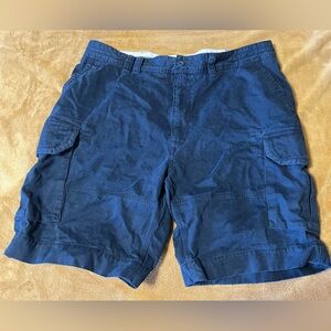 Ralph Lauren Dark Blue Cargo Shorts - Classic Pocket Utility